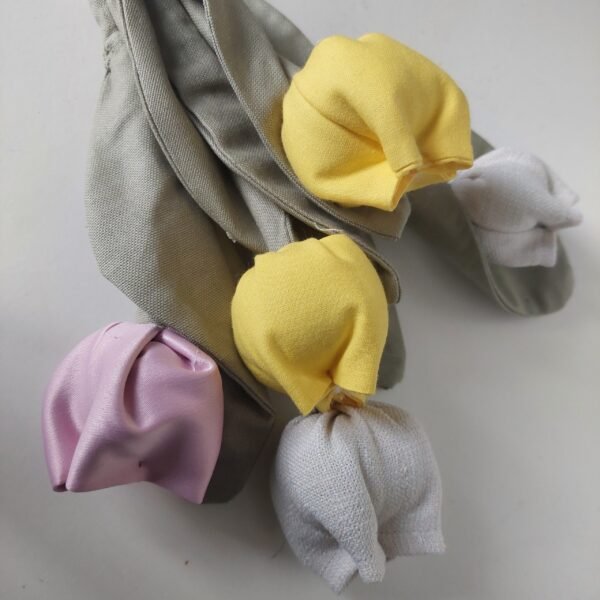 Linen & cotton tulips